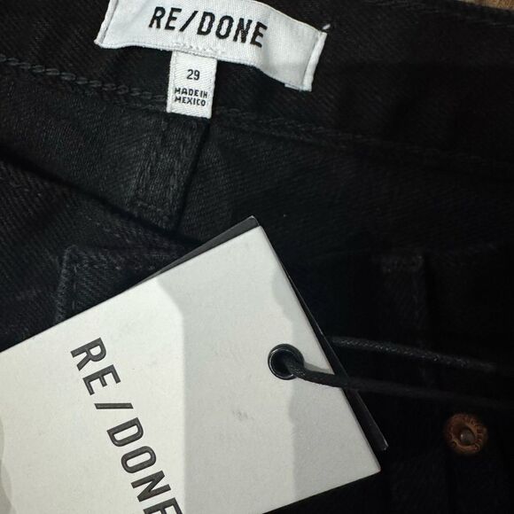 NWT RE/DONE Low-rise flared jeans in black - Picture 8 of 10